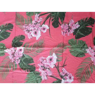 100% woven rayon poplin printed fabric